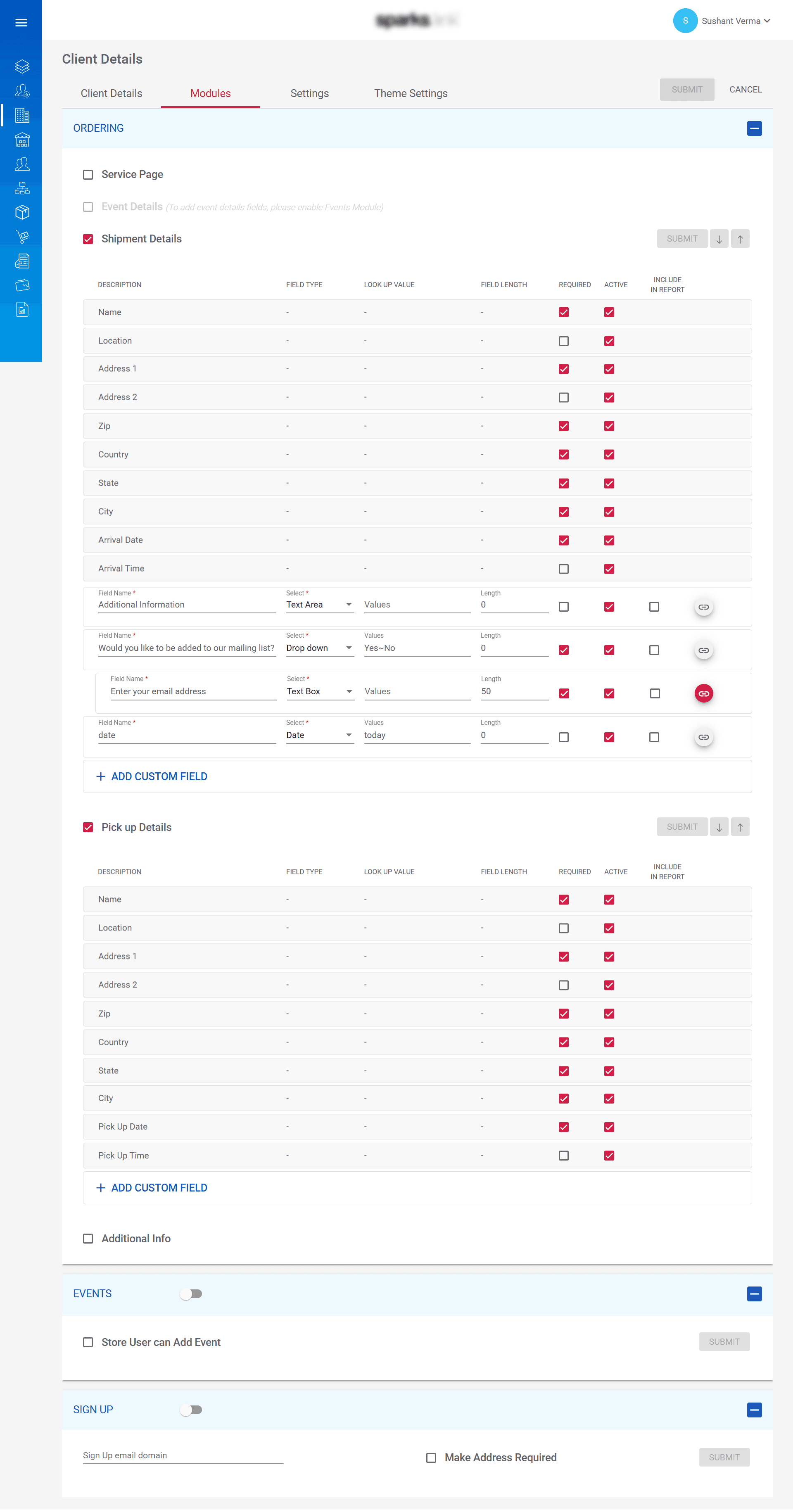 Module Configuration
