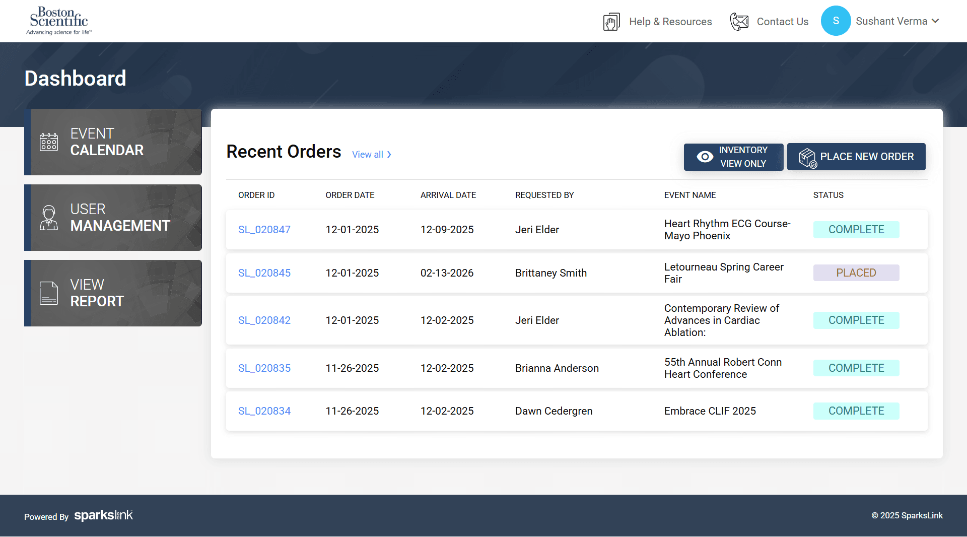 Store Dashboard